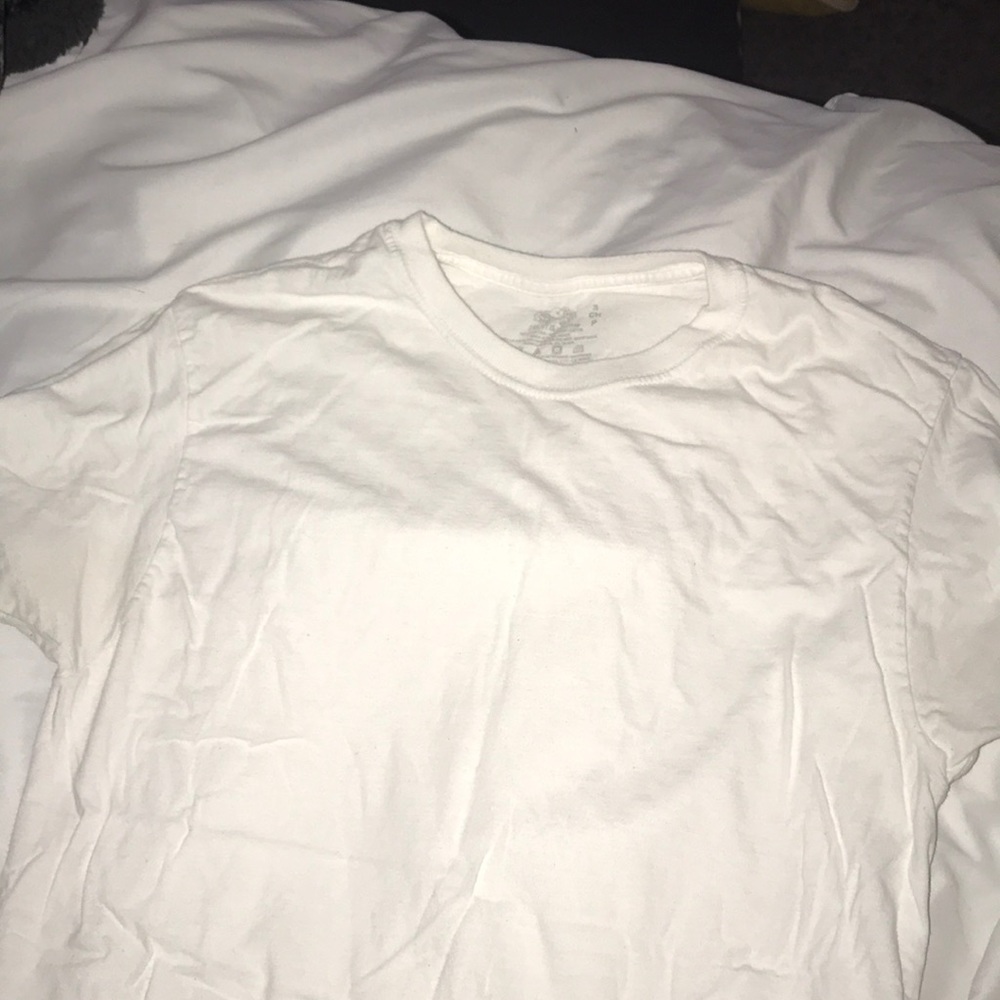 Plain white T-shirt